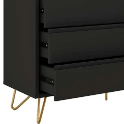 Dunkelgraue Kommode im Skandinavischen Stil - Palium^Wohnen Clearance