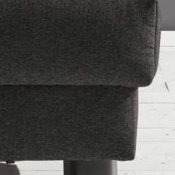 Dunkelgrauer Flachgewebe Sessel mit Schlaffunktion - Emli^Wohnen Online