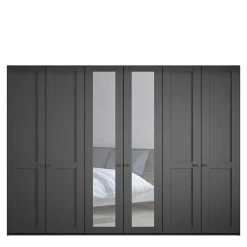 Dunkelgrauer Kleiderschrank 6-türig - Mataram I^Wohnen Best