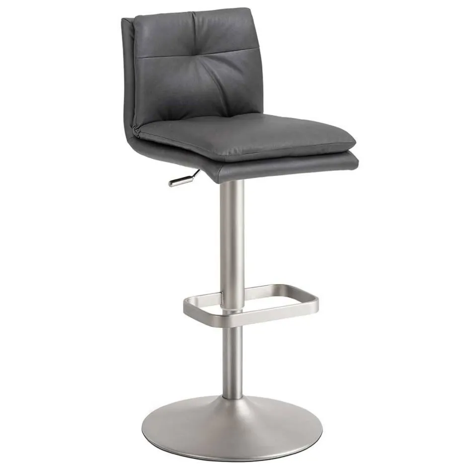 Dunkelgrauer Tresenstuhl in modernem Design - Bultino^Wohnen New