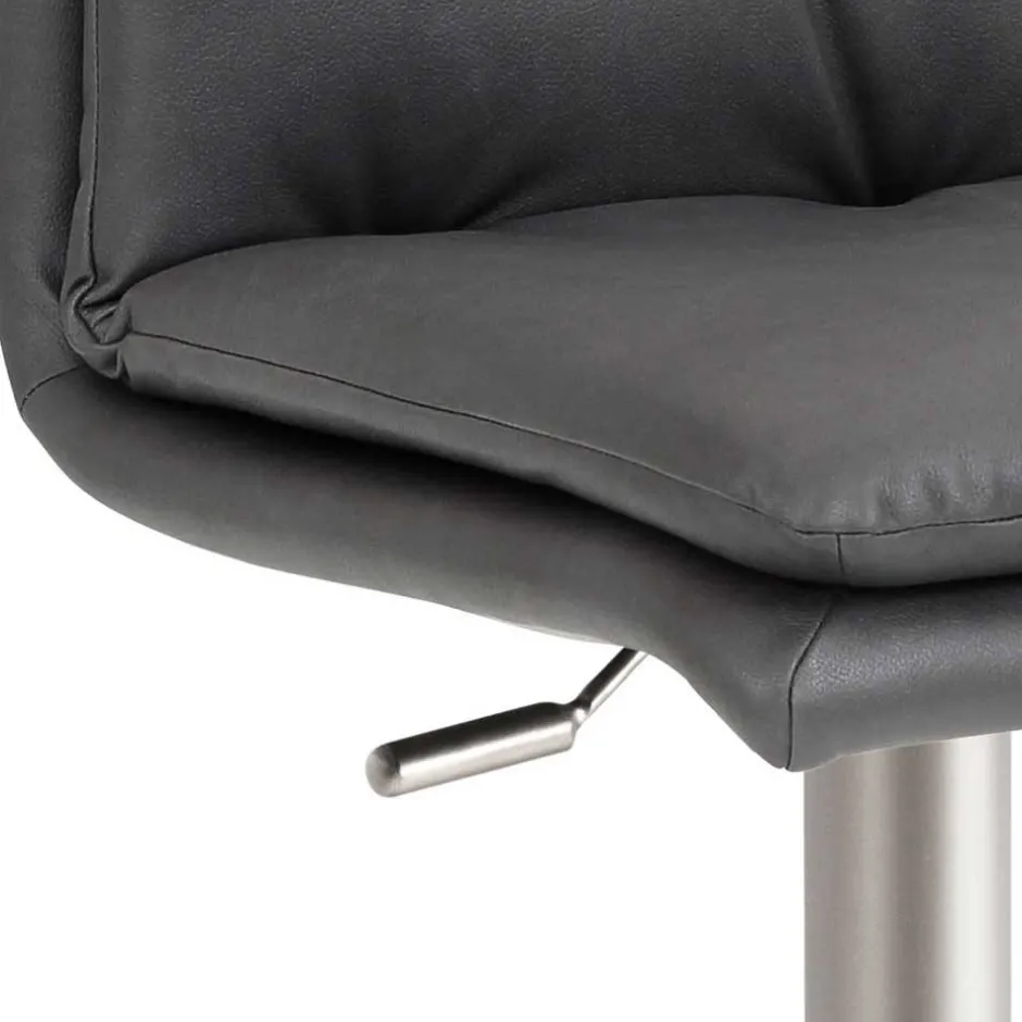 Dunkelgrauer Tresenstuhl in modernem Design - Bultino^Wohnen New