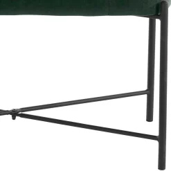 Wohnen Dunkelgrüne Polsterbank aus Samt - Wengton