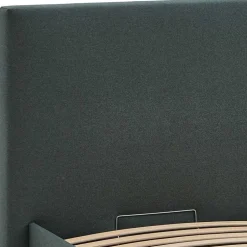 Wohnen Dunkelgrünes Bett mit Bettkasten - Arabos