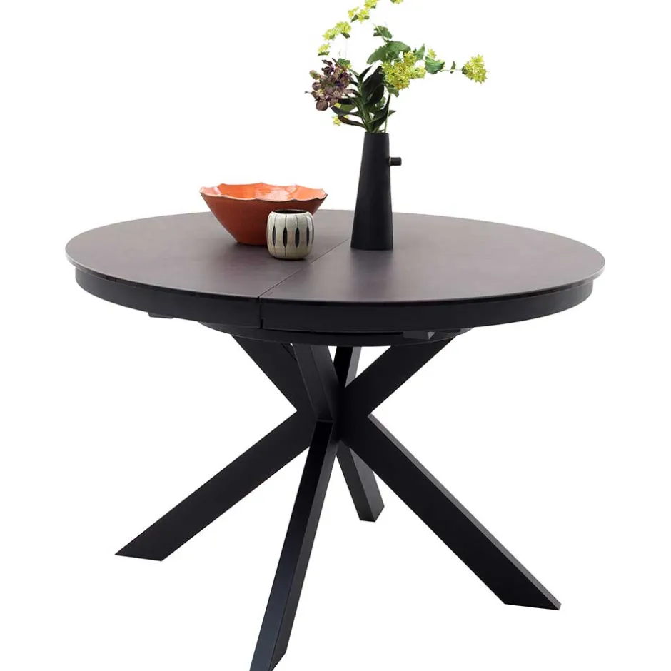 Dunkler Esstisch mit Butterflyauszug - Exmonda^Wohnen Online