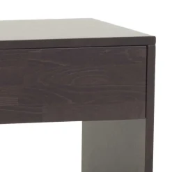 Wohnen Dunkler Nachtschrank Lidoral aus Buche Massivholz