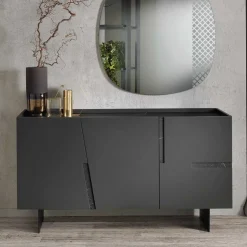 Dunkles Design Sideboard 160 cm breit - Dreamings^Wohnen Best