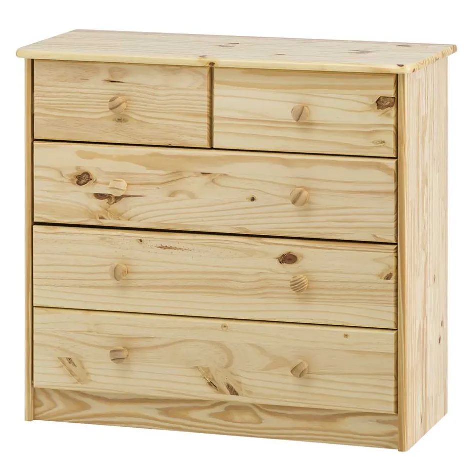 Wohnen Echtholz Kommode aus Kiefer Massivholz - Eildon