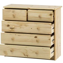 Wohnen Echtholz Kommode aus Kiefer Massivholz - Eildon