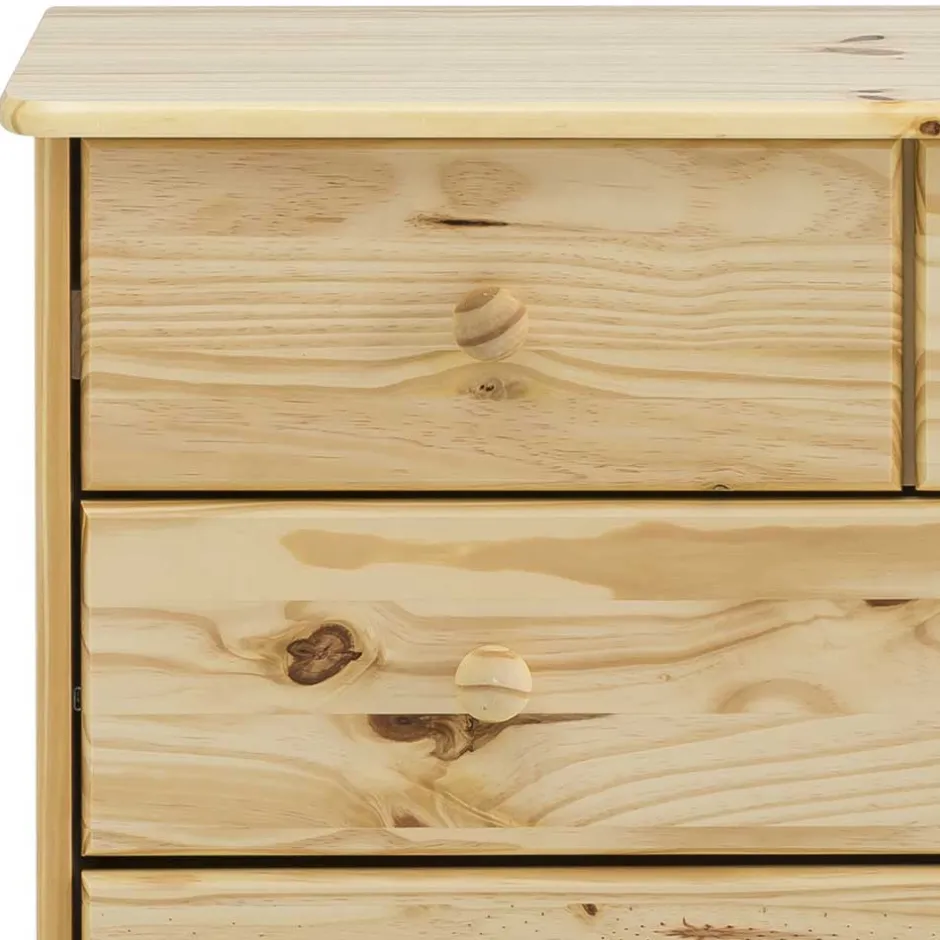 Wohnen Echtholz Kommode aus Kiefer Massivholz - Eildon