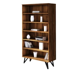 Wohnen Echtholz Regal aus Wildeiche Massivholz - Mandirov