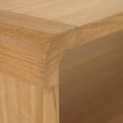 Wohnen Echtholz Waschtisch aus Teak mit Wiener Geflecht - Tiranny