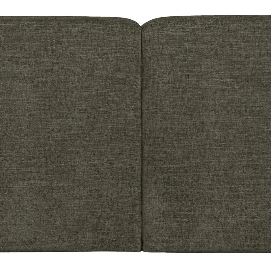 Wohnen Eckcouch in Graugrün Webstoff - Grover