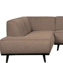 Eckcouch in hellem Braun Buklee - Mercana^Wohnen New