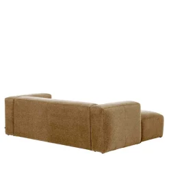 Wohnen Eckcouch Sofalandschaft in Beige Chenille - Ruhnau