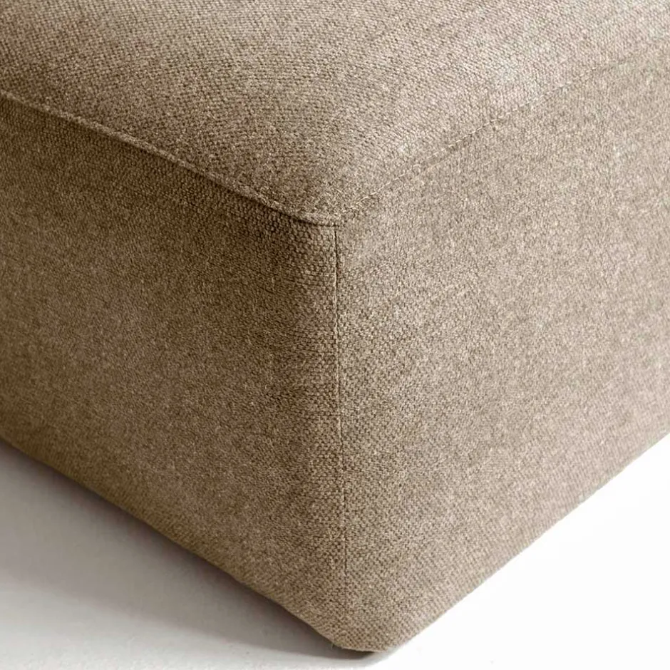 Wohnen Eckcouch Sofalandschaft in Beige Chenille - Ruhnau