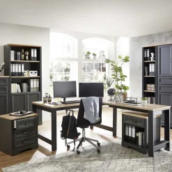 Eckschreibtisch & Rollcontainer - Joe (dreiteilig)^Wohnen Best