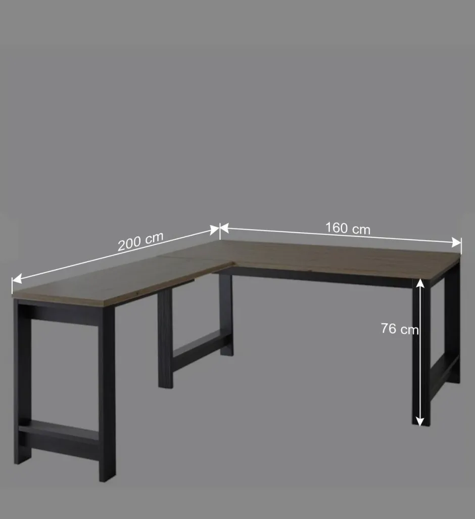Eckschreibtisch & Rollcontainer - Joe (dreiteilig)^Wohnen Best