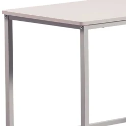 Eckschreibtisch in Hellgrau - Barossio^Wohnen Outlet