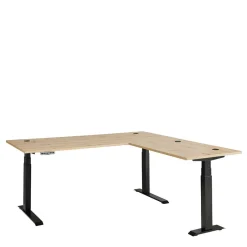 Eckschreibtisch mit T Gestell - Kuetra^Wohnen Outlet