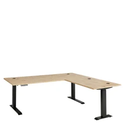 Eckschreibtisch mit T Gestell - Kuetra^Wohnen Outlet