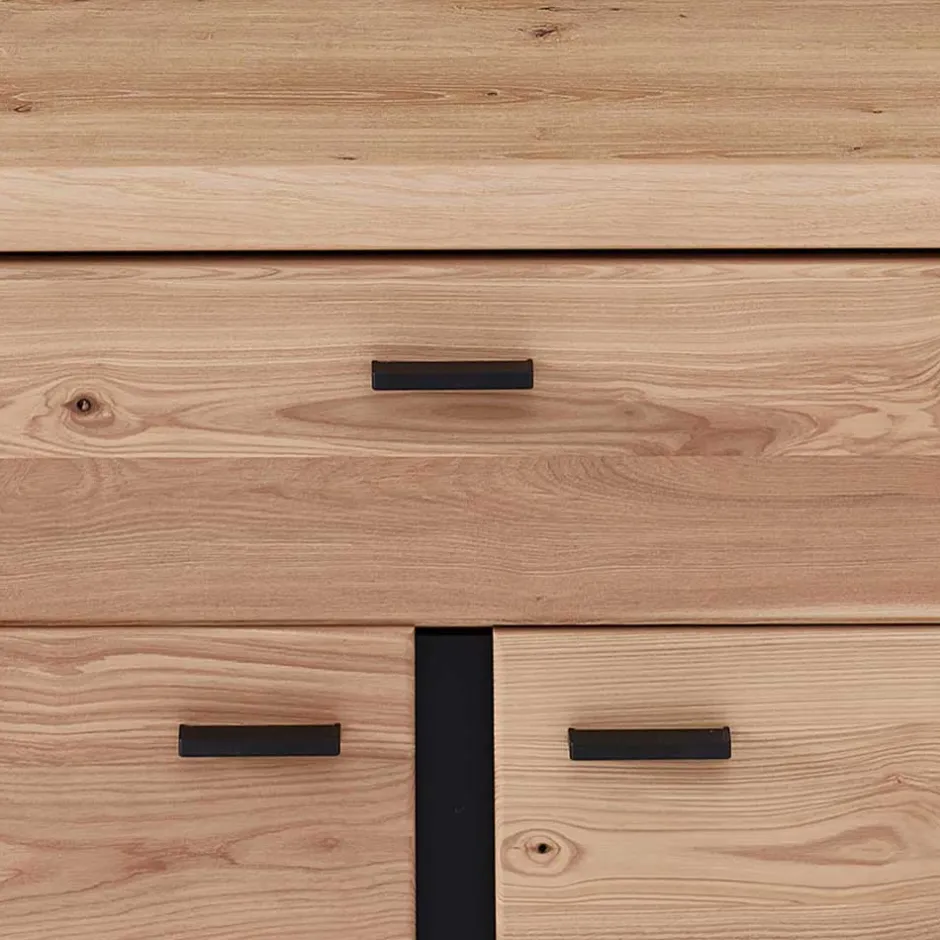 Wohnen Eckschreibtisch teilmassiv - Emly