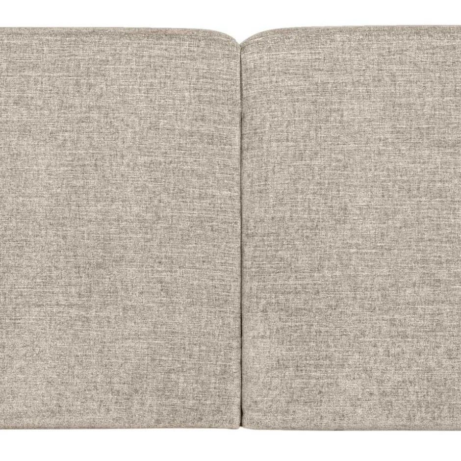 Wohnen Ecksofa in Beige Webstoffbezug - Mauricios