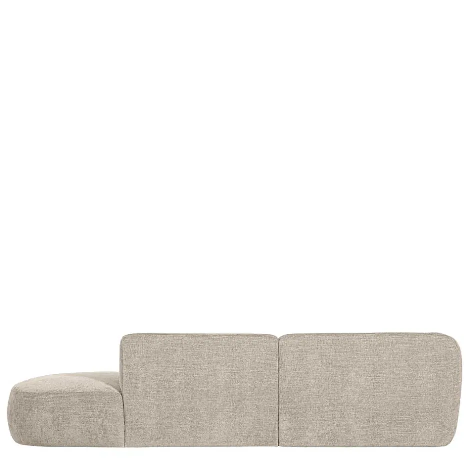 Wohnen Ecksofa in Beige Webstoffbezug - Mauricios