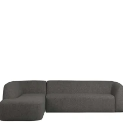 Ecksofa in Schwarzgrau Chenille - Barat^Wohnen Outlet