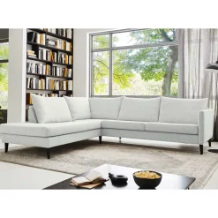Wohnen Ecksofa L-Couch in Offwhite - Udessa