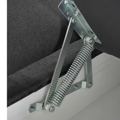 Ecksofa mit Bettfunktion in Anthrazit - Baonga^Wohnen New