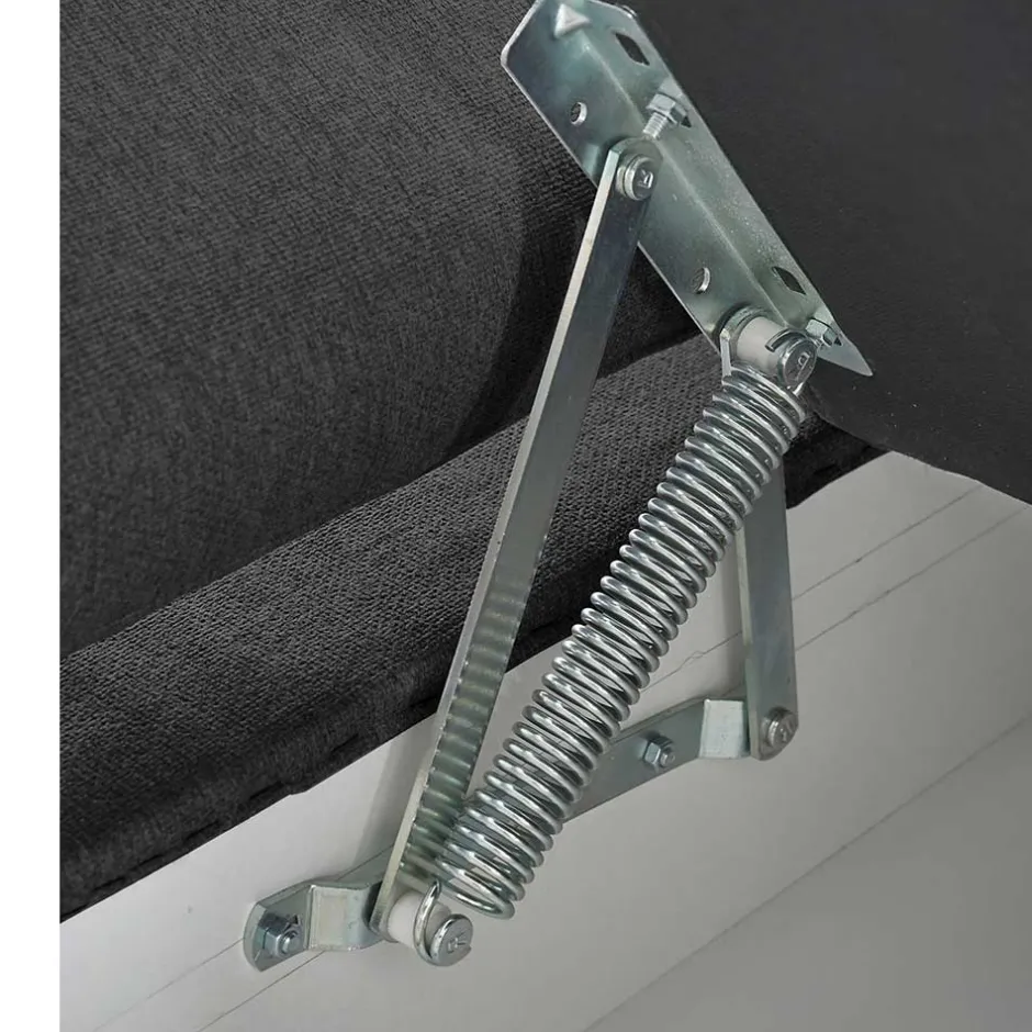 Ecksofa mit Bettfunktion in Anthrazit - Baonga^Wohnen New