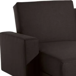 Wohnen Ecksofa mit Hocker und Schlaffunktion - Tagalog (zweiteilig)
