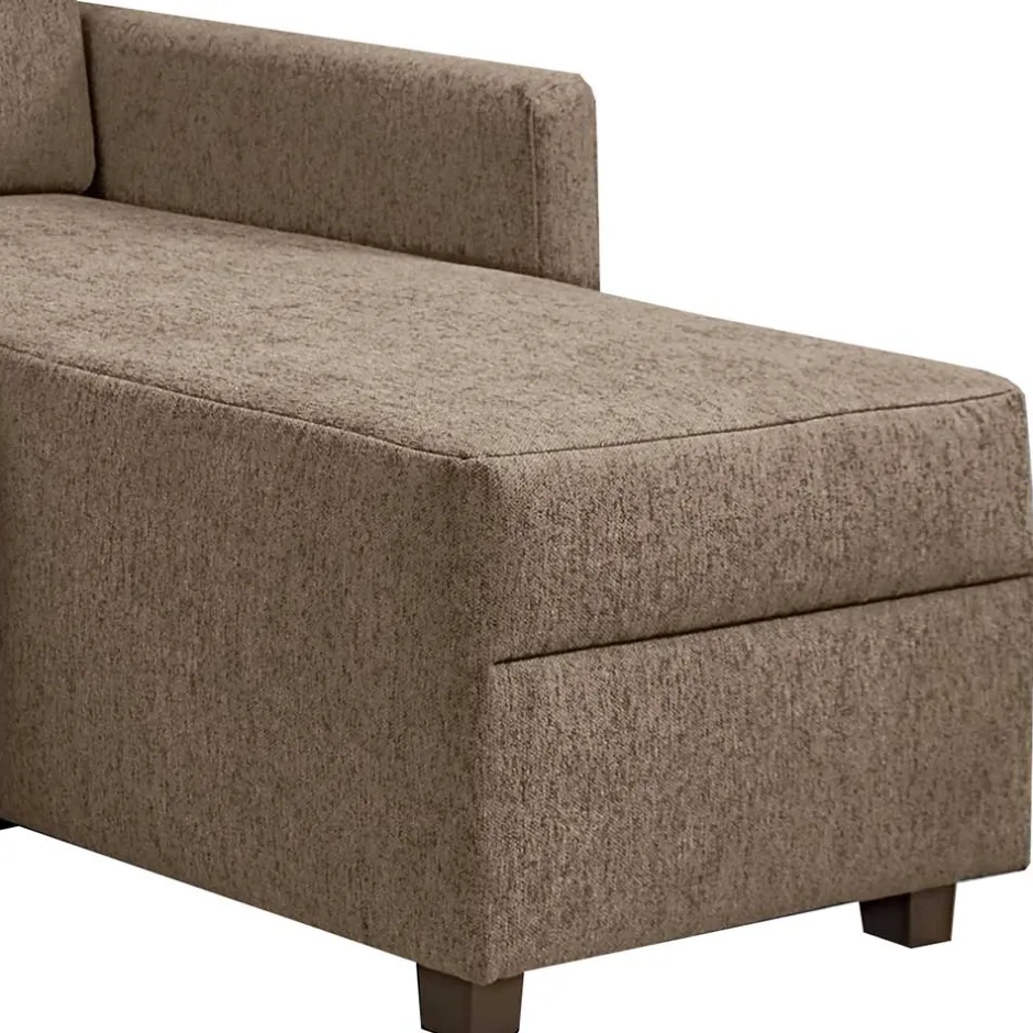 Ecksofa mit Schlaffunktion in Taupe - Movito^Wohnen New
