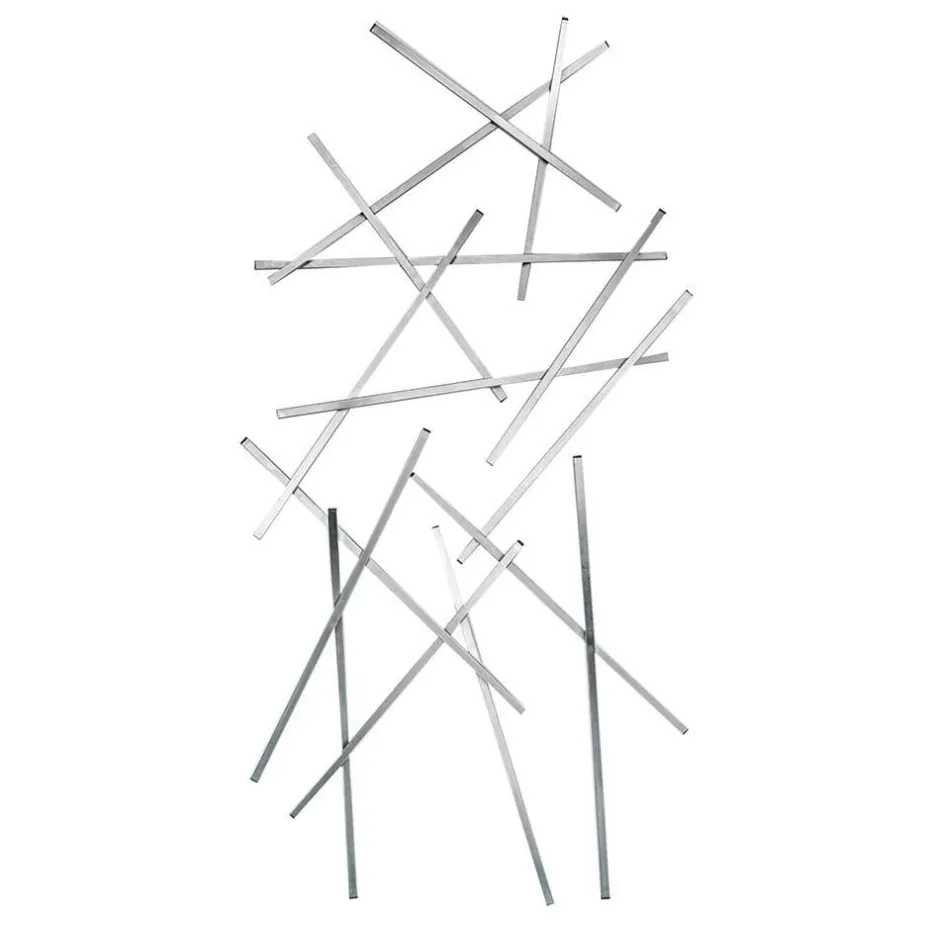 Wohnen Edelstahl Garderobe mit zehn Haken - Shines