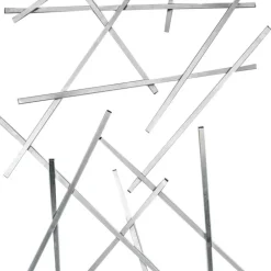 Wohnen Edelstahl Garderobe mit zehn Haken - Shines