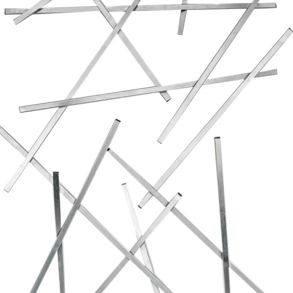 Wohnen Edelstahl Garderobe mit zehn Haken - Shines