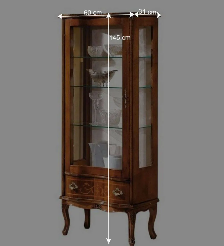 Edle Standvitrine in italienischem Design - Venerdina^Wohnen Best