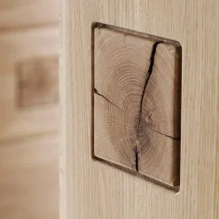 Wohnen Edle Wohnwand mit 320cm Breite Pontros in Eiche Bianco teilmassiv (vierteilig)