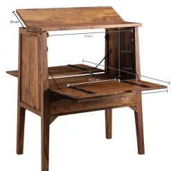 Edler Barschrank aus Sheesham Massivholz - Finaly^Wohnen New