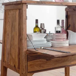 Edler Barschrank aus Sheesham Massivholz - Finaly^Wohnen New