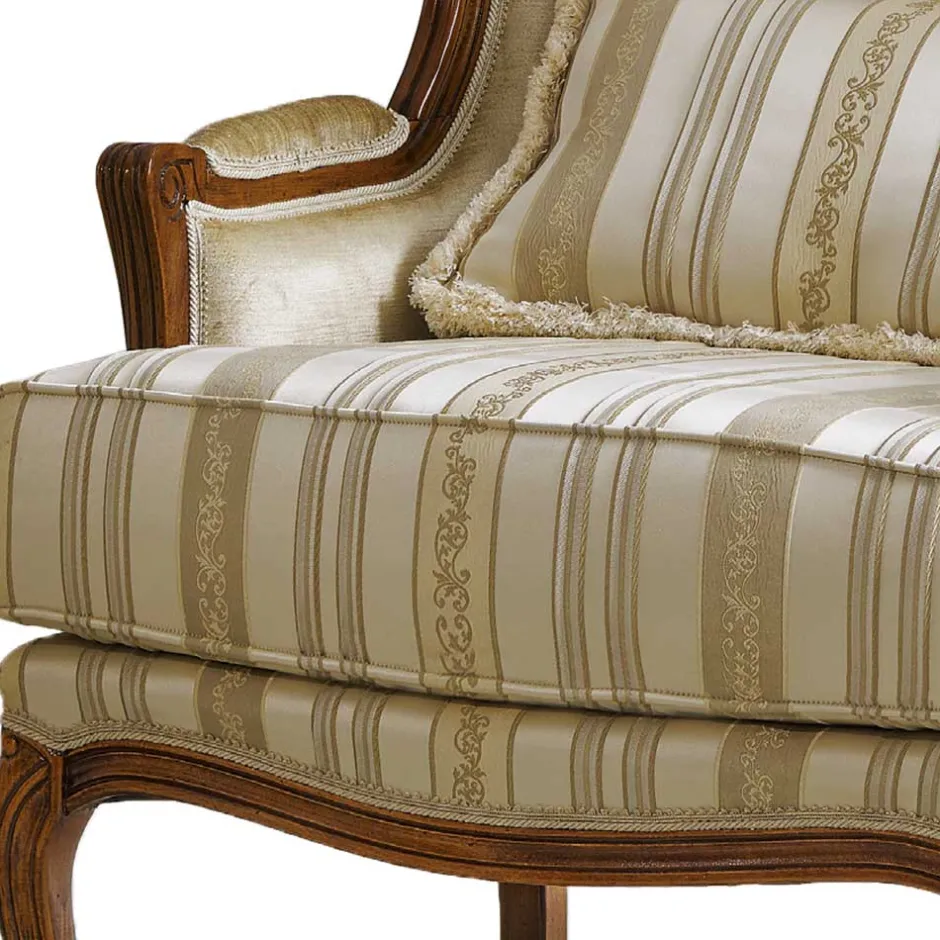 Wohnen Edler Ohrensessel in Beige und Cremefarben - Hulmane