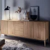 Edles Sideboard aus Wildeiche Bianco geölt - Lamia^Wohnen Discount