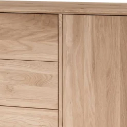 Edles Sideboard aus Wildeiche Bianco geölt - Lamia^Wohnen Discount