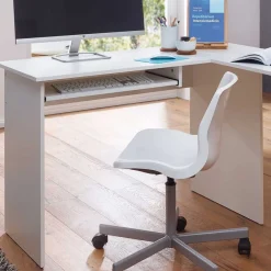 Wohnen EDV Schreibtisch mit Regal - Winkelform - Candyon