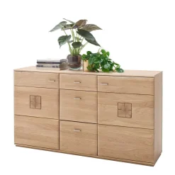 Eiche Bianco Sideboard teilmassiv Pontros 2-türig^Wohnen Best