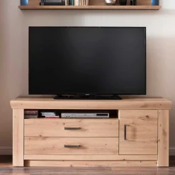 Eiche Dekor TV Board mit 2 Schubladen - Wykina^Wohnen Hot