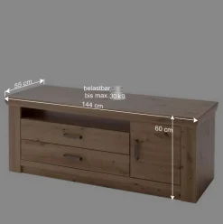 Eiche Dekor TV Board mit 2 Schubladen - Wykina^Wohnen Hot