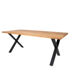 Wohnen Eiche Esstisch & 6 Polsterstühle - Tricky (siebenteilig)