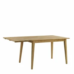 Wohnen Eiche Esstisch Set mit Polsterstühlen - Number (fünfteilig)