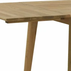 Wohnen Eiche Esstisch Set mit Polsterstühlen - Number (fünfteilig)